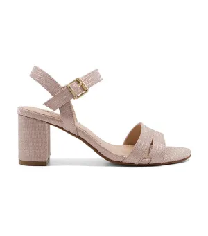 Merisa Block Heel Rose Gold