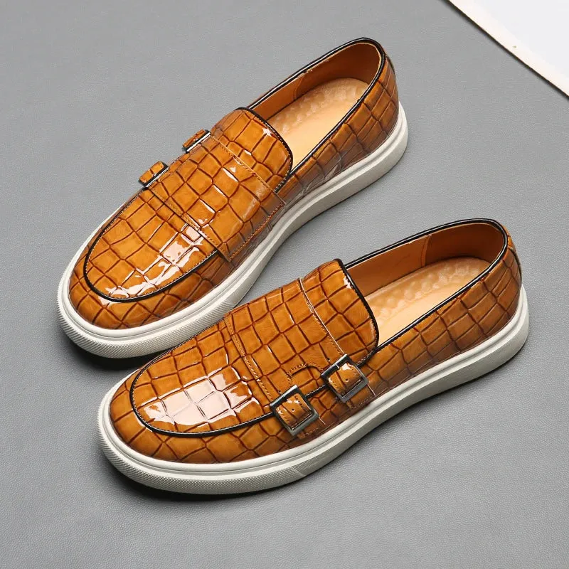 Monk double strap loafers