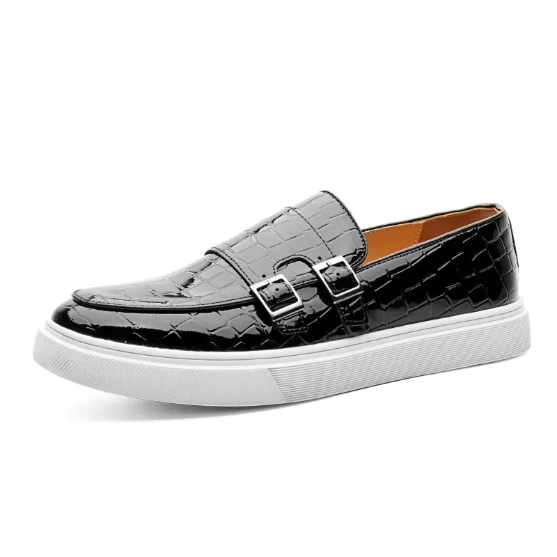 Monk double strap loafers