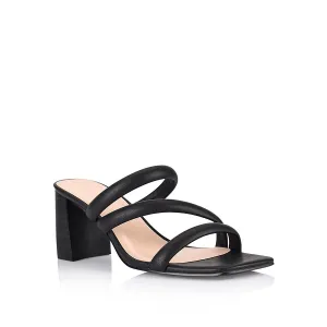 Naenae Heels - Black Smooth