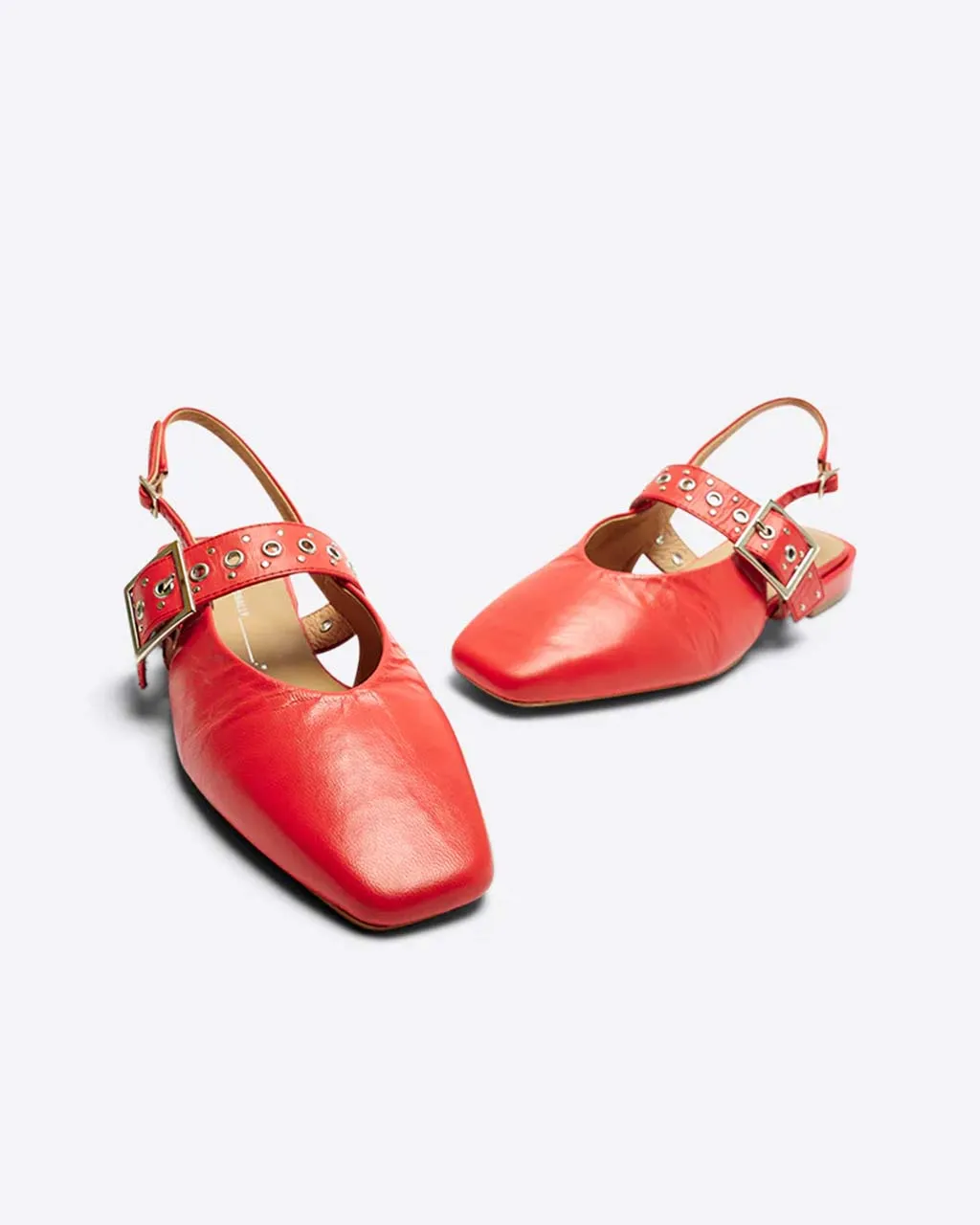 Pearl Slingback Ballet Flat - Cherry