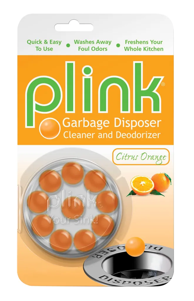 PLINK DISPOSAL CLEANER AND DEODERIZER - ORANGE