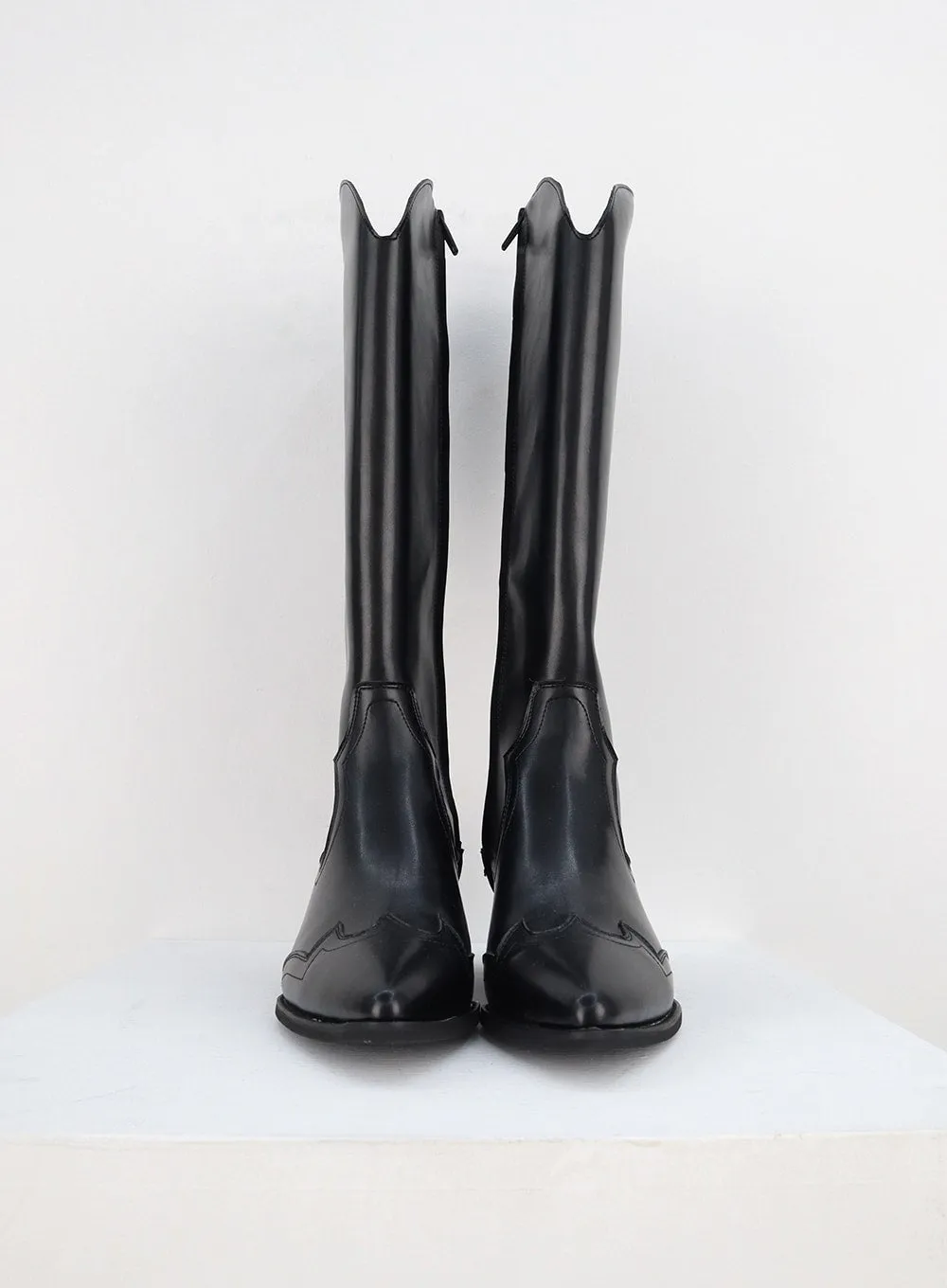 Pointed Toe Knee High Boots CA321