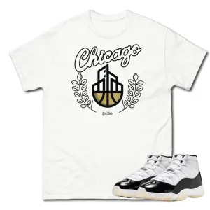 Retro 11 "Gratitude" Chicago City Shirt