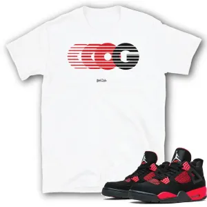 Retro 4 "Red Thunder" Shirt