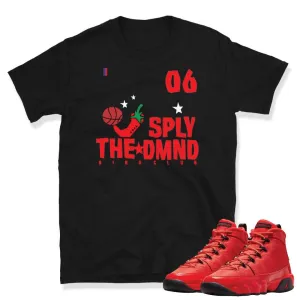 Retro 9 Chile Red Shirt