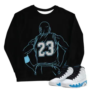 Retro 9 Powder Blue Sweater