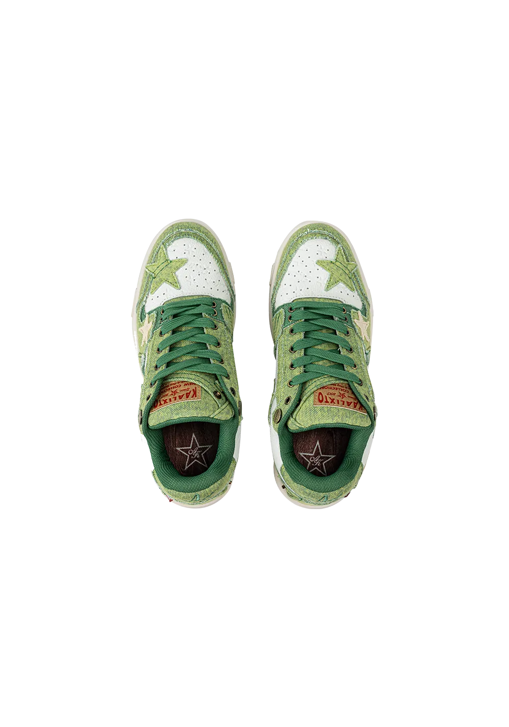 Retro Star Sneakers - Avocado