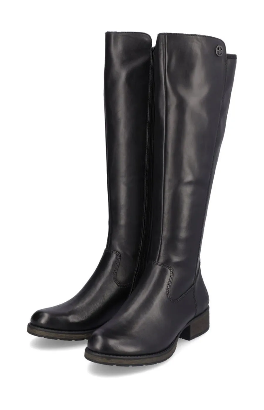 Rieker Knee High Boots in Black