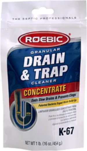 Roebic K-67 Granular Bacterial Drain & Trap Cleaner 1 lb