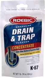 Roebic K-67 Granular Bacterial Drain & Trap Cleaner 1 lb