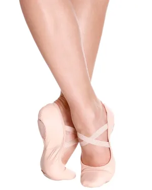 So Danca Brit Professional No Drawstring Leather Split Sole Ballet Slippers - SD60 Womens