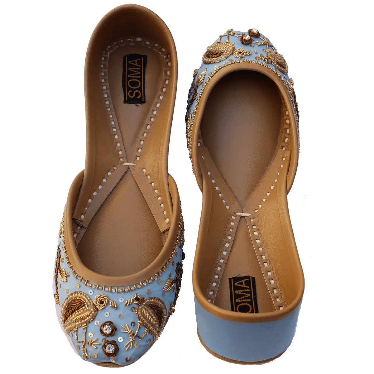 Soma - Flamincino Powder Blue Hand Crafted Footwear