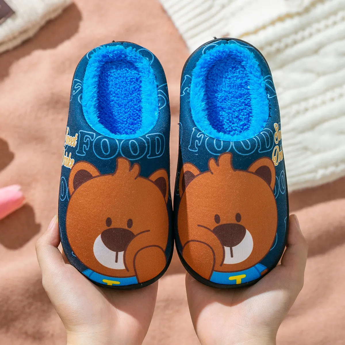 Teddy Bear Slippers for Children