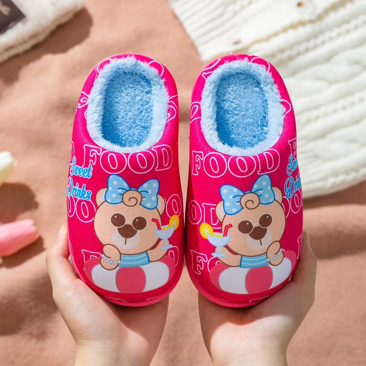 Teddy Bear Slippers for Children