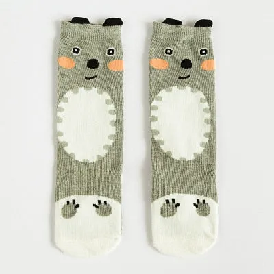 Toddler Knee High Fox Socks