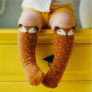 Toddler Knee High Fox Socks