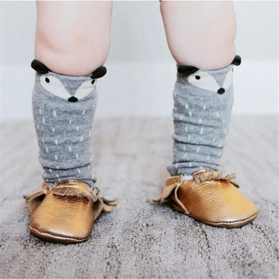 Toddler Knee High Fox Socks