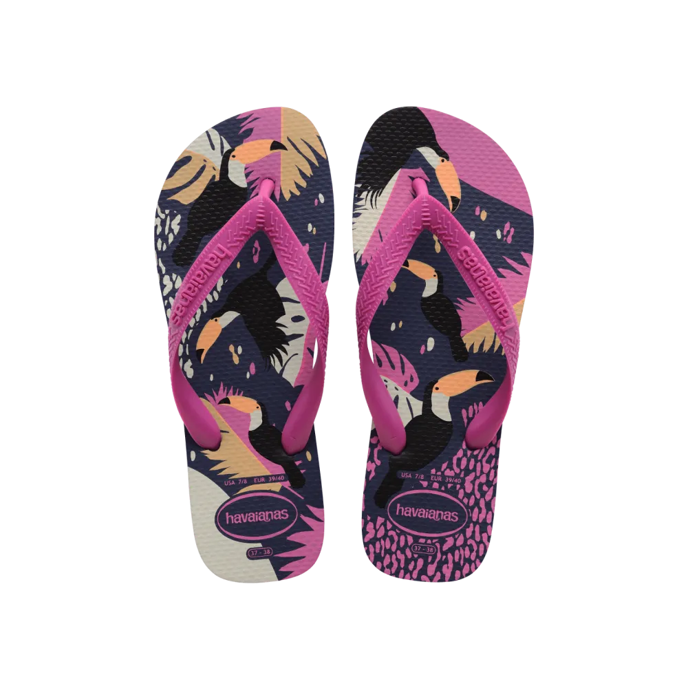 Top Tropical Vibes Flip Flops