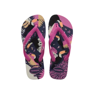 Top Tropical Vibes Flip Flops