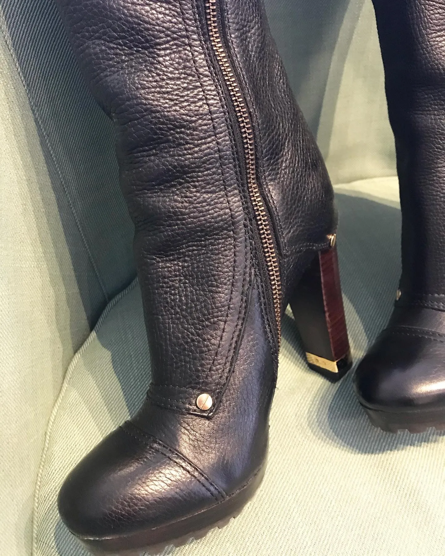 TORY BURCH Leather Knee-high Boots