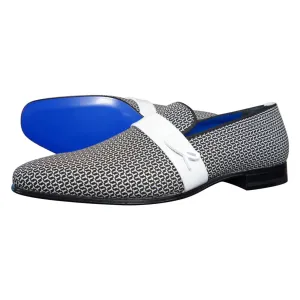 White Croccante Loafer