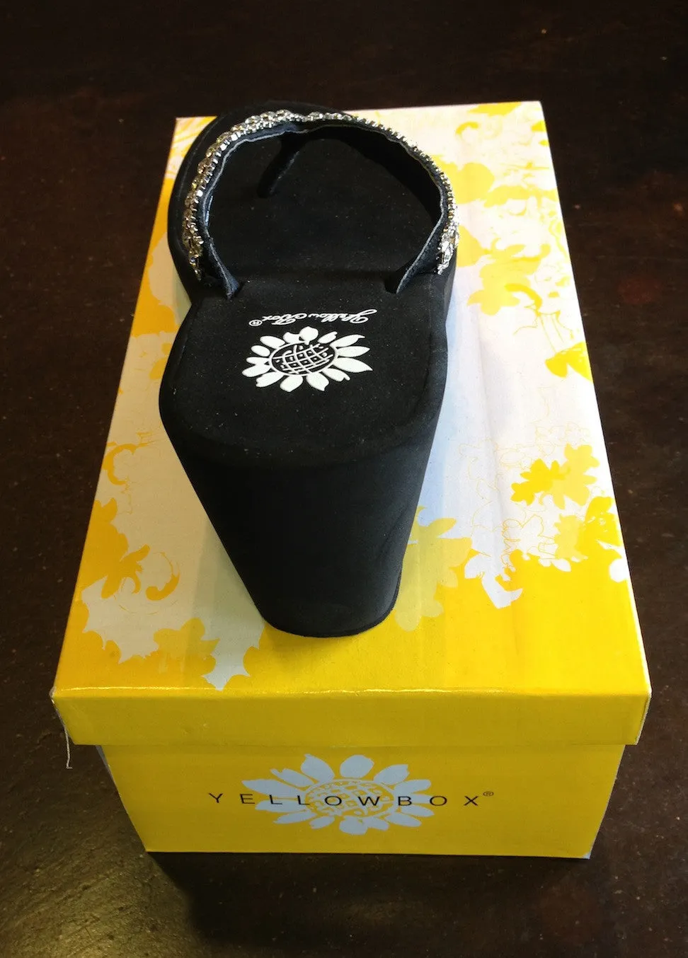 Yellow Box Blue Sky Sandals